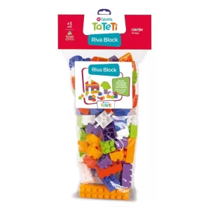 BOLSA DIDACTICA CON BLOQUES 126 PZAS Ta Te Ti
