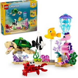 LEGO CREATOR ANIMALES MARINOS SET DE CONSTRUCCIÓN DE JUGUETES 3 EN 1 31158