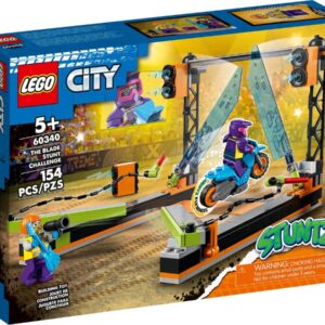 LEGO CITY DESAFIO ACROBATICO DE ESPADAS CON MOTOCICLETA 60340 154 PIEZAS