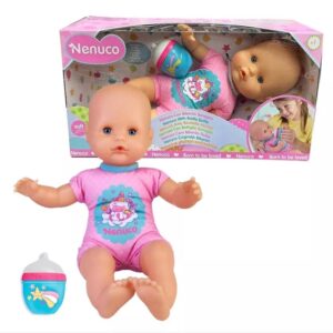 MUÑECO BEBE NENUCO 35CM 14920 – CON BIBERON Y SONAJERO – FAMOSA