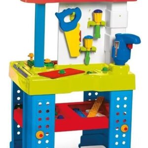 BANCO DE TRABAJO EN CAJA CON HERRAMIENTAS CALESITA Ta Te Ti