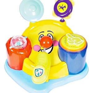 BATERIA DIDACTICA CON MUSICA Y LUCES EN CAJA CALESITA