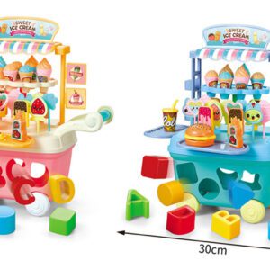 CARRO CON BLOQUES HELADO