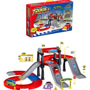 ESTACIONAMIENTO PARA ARMAR, CON COCHES PULLBACK