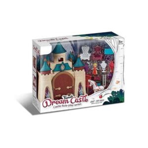CASTILLO CON LUZ JUEGO DE MUEBLES CARRUAJE Y PRINCESA