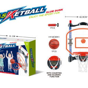 ARO DE DE BASKETBALL CON RED Y BALON