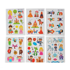 PLANCHAS DE STICKERS EN BOLSA