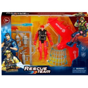 JUEGO DE BOMBEROS CON AVIÓN Y PERSONAJE