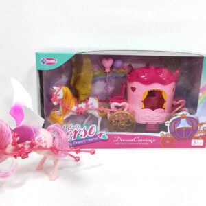 CARRUAJE CON UNICORNIO