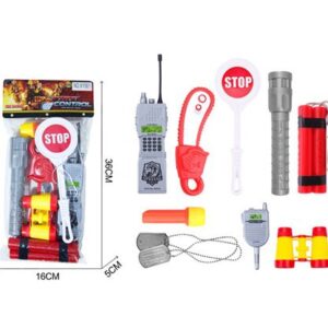 SET DE ACCESORIOS DE BOMBERO EN BOLSA