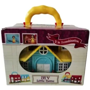 CASA MULTICOLOR CON MUEBLES EN CAJA CS43