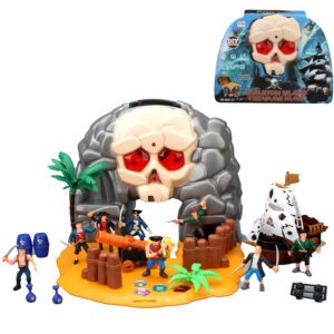 JUEGO DE PIRATAS CON ACCESORIOS Y PERSONAJES