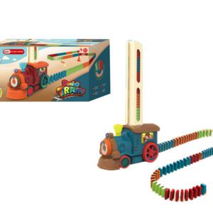 JUEGO EN CAJA DE LOCOMOTORA ELÉCTRICA CON TABLERO INDICADOR