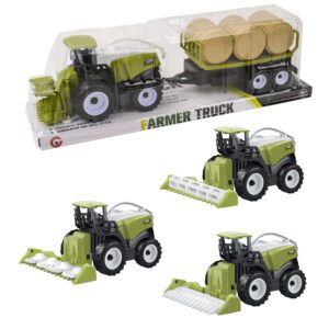 COSECHADORA CON FARDOS EN BURBUJA