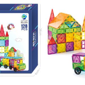 PUZZLE DE IMANES PARA ARMAR, EN CAJA, 128 PIEZAS