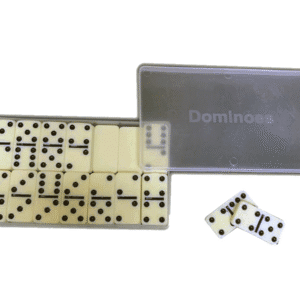 JUEGO DE DOMINO EN CAJA TRANSPARENTE