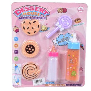 SET DE ACCESORIOS MUÑECAS, BIBERÓN MÁGICO, ETC