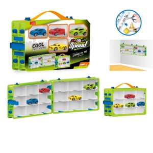 CAJA DE ALMACENAMIENTO Y COLECCIÓN DE COCHES DE CARRERA.