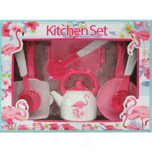 JUEGO DE COCINA ROSA EN CAJA