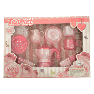 JUEGO DE TE EN CAJA FLORES