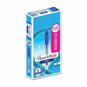 CAJA X6 LAPICERA GEL ECO AZUL