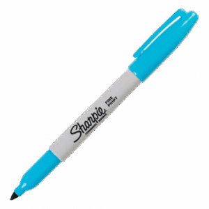 SUELTO MARCADOR PERMANENTE FINO CELESTE CLARO