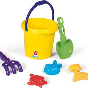 BALDE CON PALITAS Y MOLDES 5 PZAS CALESITA R3009