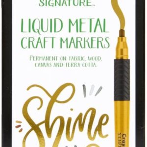 CAJA X 6 CRAYOLA MARCADORES METÁLICOS SIGNATURE