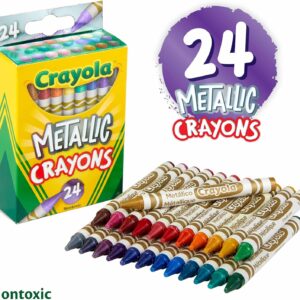 CAJA X24 CRAYOLAS METÁLICAS