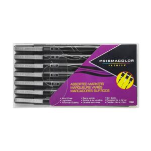 BLISTER PRISMACOLOR PREMIER MARCADORES X 7 NEGRO DIFERENTES
