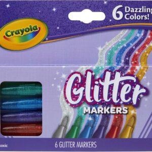 CAJA X6 MARCADORES C/GLITTER