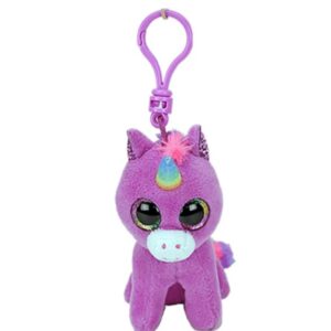 BEANIE BOOS CLIP ROSETTE UNICORNIO PURPURA TY35238