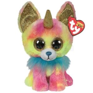 BEANIE BOOS REGULAR YIPS PERRO CHIHUAHUA UNICORNIO MULTICOLO TY36320