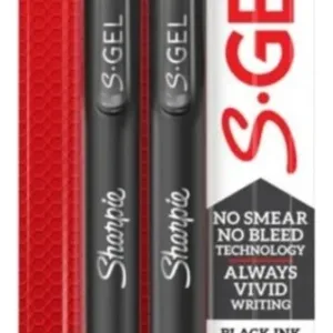 SHARPIE GEL 0.5MM NEGRO - BLISTER X 2UN