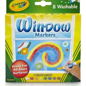 CAJA X8 MARCADORES LAVABLES PARA VIDRIO