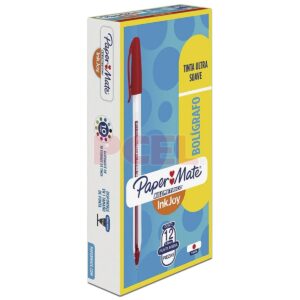 CAJA LAPICERA INKJOY 1.0MM ROJA X12