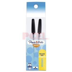 LAPICERA KM INKJOY NEGRO- BOLSA X 2UN