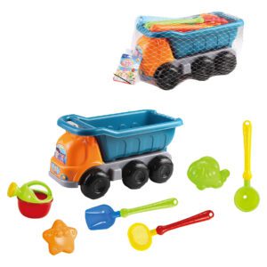 CAMION VOLCADORA EN RED CON HERRAMIENTAS Y ACCESORIOS. 7 PIE