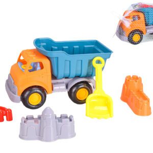 CAMION VOLCADORA EN RED CON HERRAMIENTAS Y ACCESORIOS.