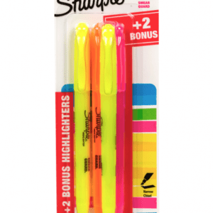 BLISTER RESALTADORES FINOS x4 AMARILLO(X2) ROSA NARANJA