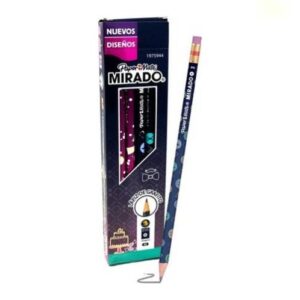 CAJA LAPIZ B GRAFITO MIRADO WRAPS ENCANTADO HEXAGONAL C/GOMA