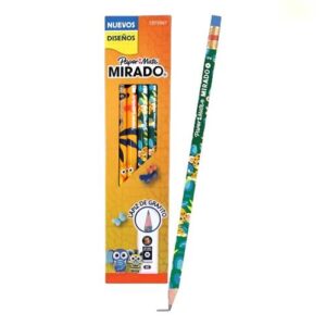 CAJA LAPIZ COLORES JUNGLA HEXAGONAL X12