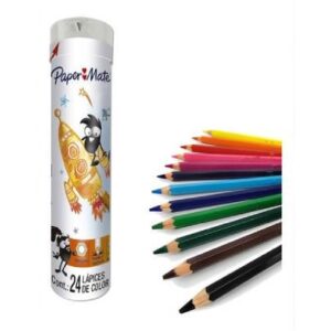 LAPICES DE COLORES EN TUBO X24
