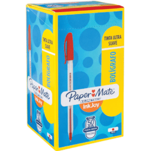 CAJA LAPICERA INKJOY 1.0MM ROJA X50