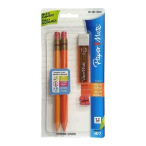 LAPIZ PORTAMINAS MATES 1.3MM - BLISTER X2UN +REFILLS