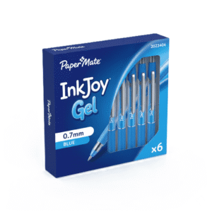 CAJA LAPICERA INKJOY GEL 0.7MM AZUL X6