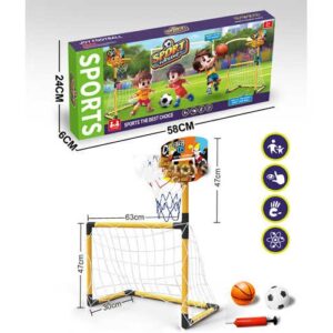 SET 2 EN UNO DE BASKETBALL Y FÚTBOL
