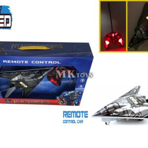 AVIÓN DE GUERRA A CONTROL REMOTO CON LUZ CON 4 FUNCIONES