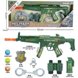 ARMA CON SONIDO, VIBRACIÓN Y ACCESORIOS