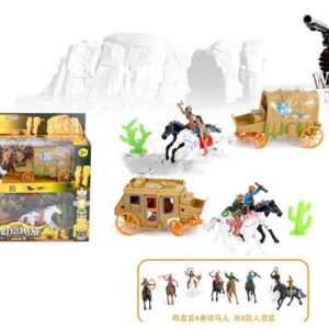 SET DEL LEJANO OESTE CON VAGÓN